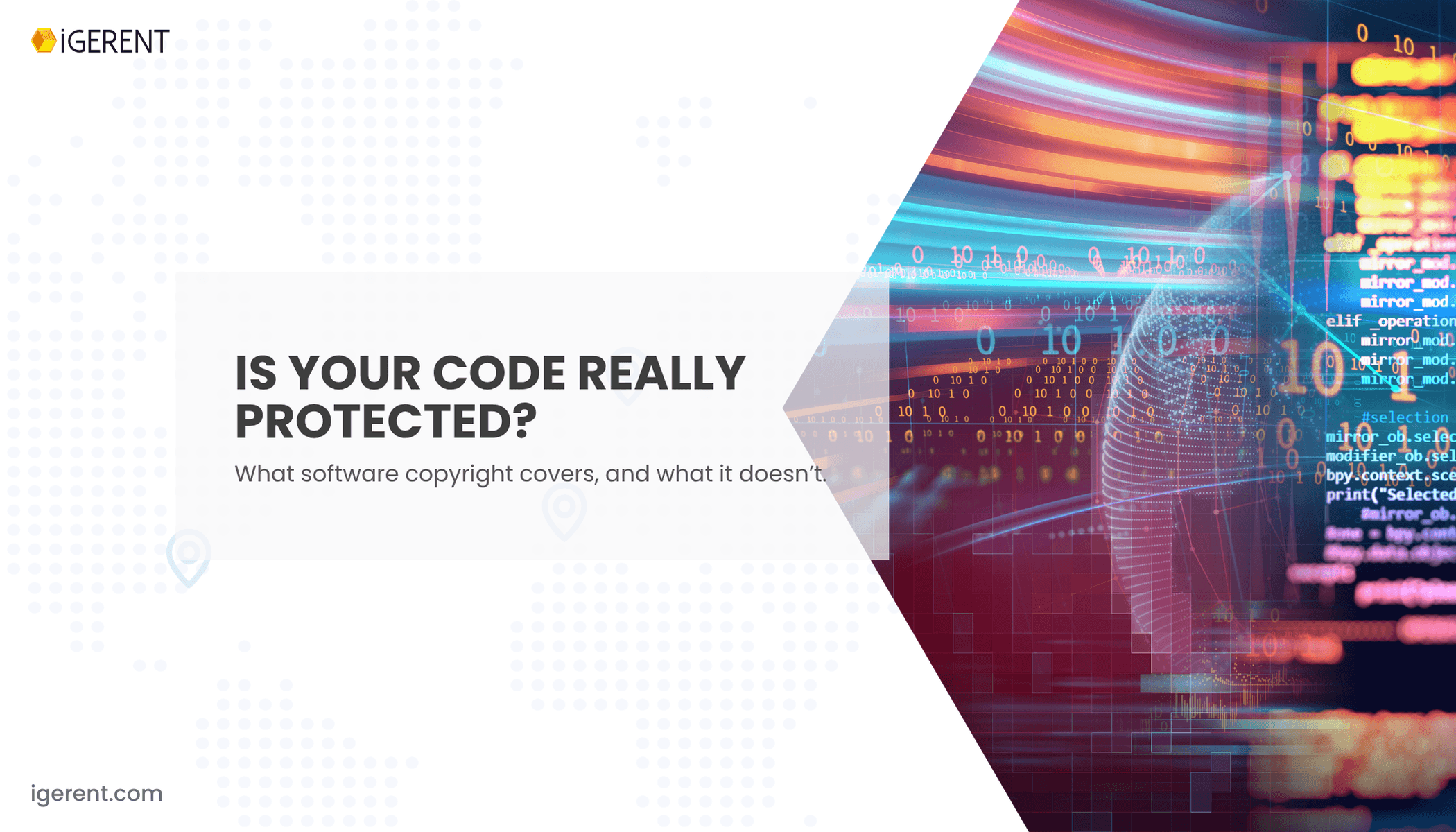 Copyright and Software: What Is Actually Protected | iGERENT