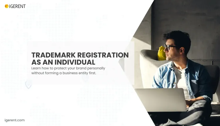 Can you register a tademark without a company?