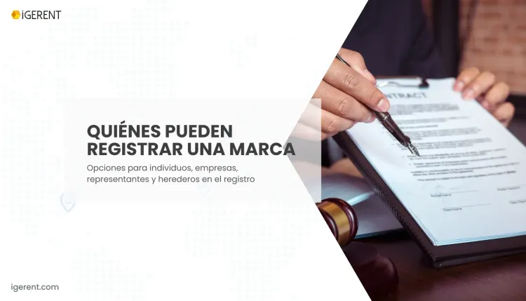 ¿Quién puede registrar una marca?