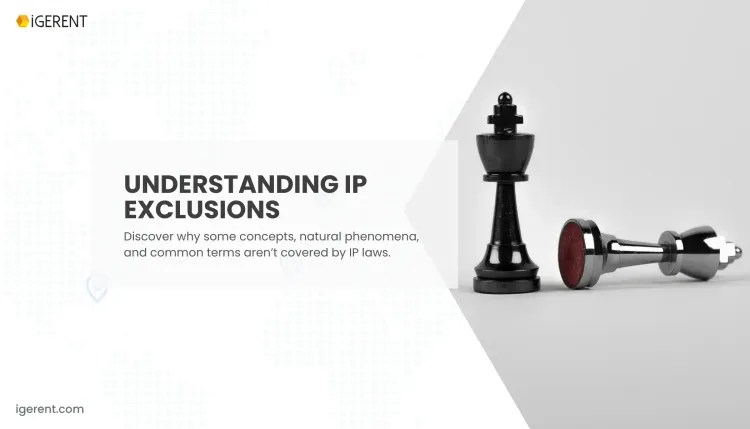What cannot be protected under IP rights?