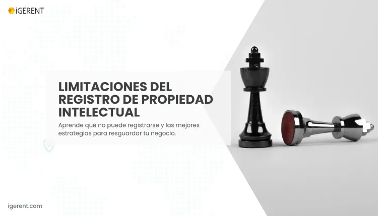 ¿Qué no puede protegerse bajo los derechos de propiedad intelectual?