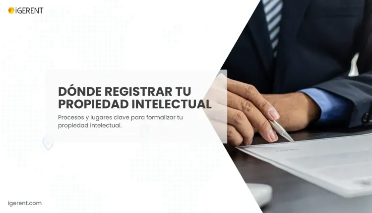 ¿Dónde se puede registrar la propiedad intelectual?