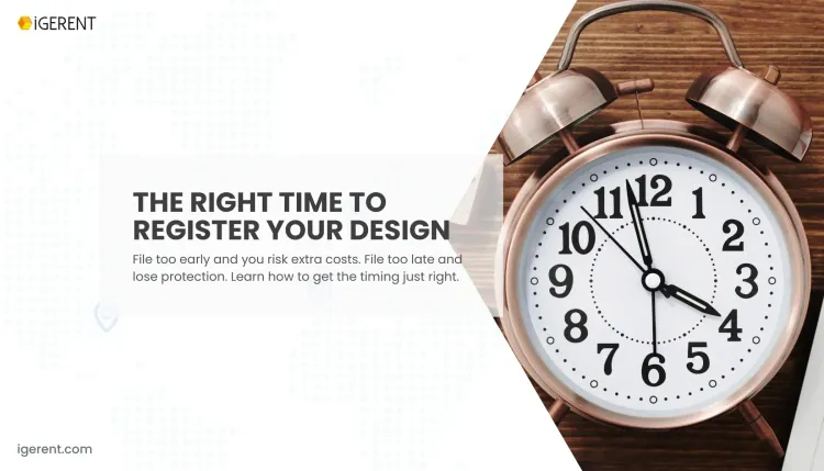 When should I register my industrial design?