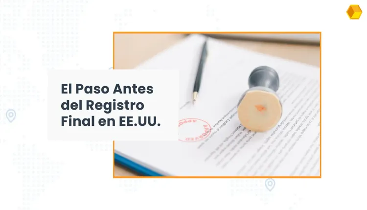 Declaración de uso para el USPTO