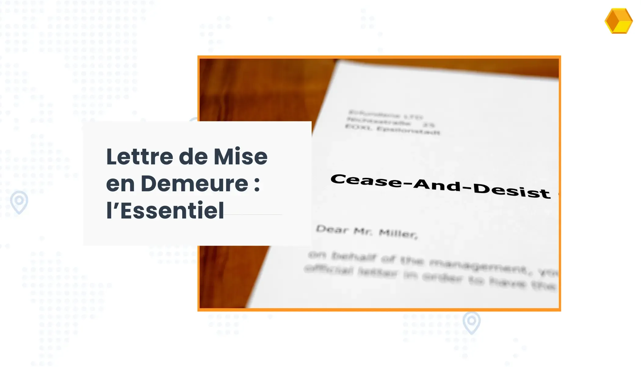 Mise en demeure pour contrefaçon de marque