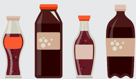 Ejemplo imágenes botellas de Coca Cola